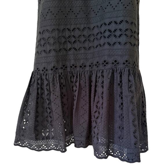 Rebecca Minkoff Caro Eyelet Ruffle Mini Dress- Size 8 - Picture 8 of 11